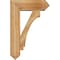 Ekena Millwork Imperial Arts and Crafts Rough Sawn Bracket w/ Offset Brace, Western Red Cedar, 8"W x 24"D x 36"H BKT0806X24X36IMP03RWR - alternate 2